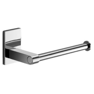 Modern Round Chrome Toilet Roll Holder Gedy 7824-13